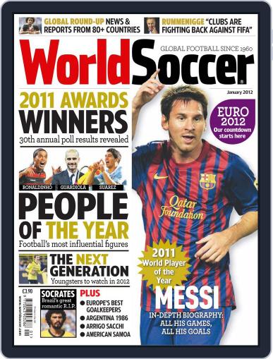 World Soccer December 17th, 2011 Digital Back Issue Cover