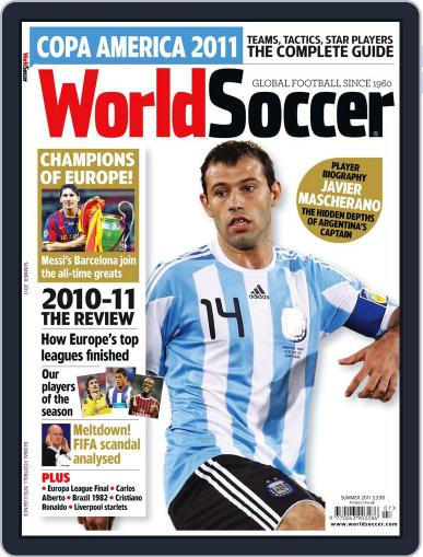 World Soccer June 9th, 2011 Digital Back Issue Cover