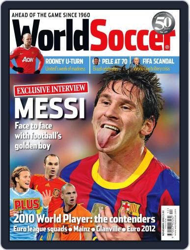 World Soccer November 4th, 2010 Digital Back Issue Cover