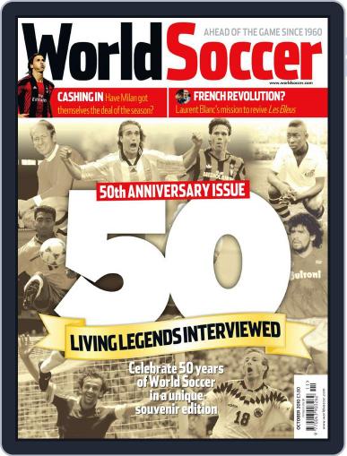 World Soccer October 8th, 2010 Digital Back Issue Cover