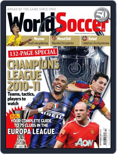 World Soccer September 5th, 2010 Digital Back Issue Cover