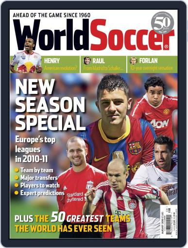 World Soccer August 9th, 2010 Digital Back Issue Cover