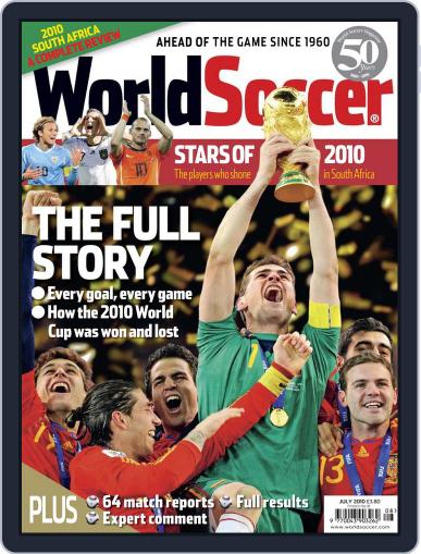 World Soccer July 19th, 2010 Digital Back Issue Cover