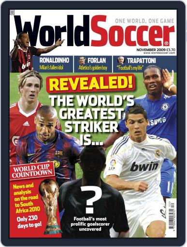 World Soccer October 26th, 2009 Digital Back Issue Cover