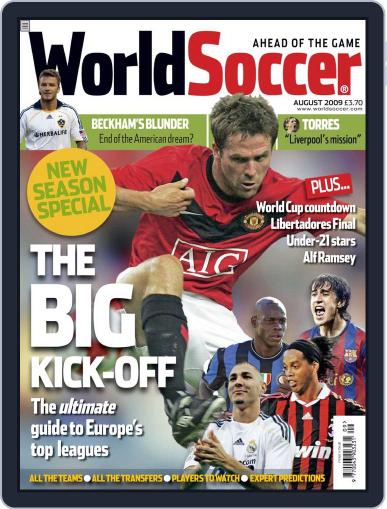 World Soccer August 4th, 2009 Digital Back Issue Cover