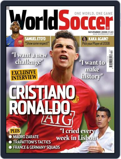 World Soccer October 20th, 2008 Digital Back Issue Cover