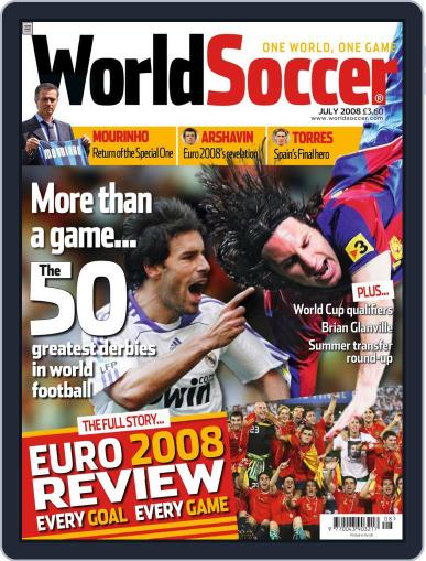 World Soccer July 2nd, 2008 Digital Back Issue Cover