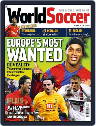 World Soccer March 19th, 2008 Digital Back Issue Cover