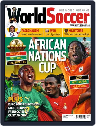 World Soccer January 25th, 2008 Digital Back Issue Cover