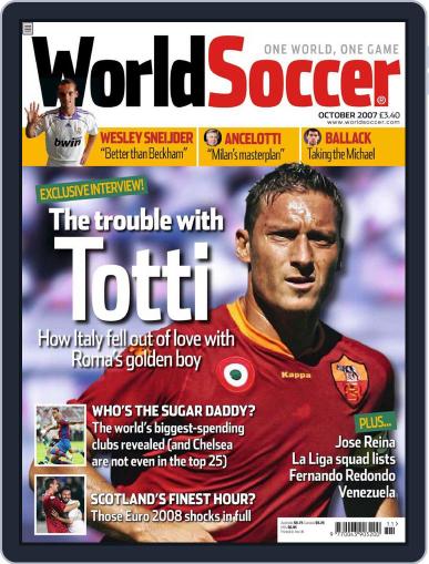 World Soccer September 26th, 2007 Digital Back Issue Cover