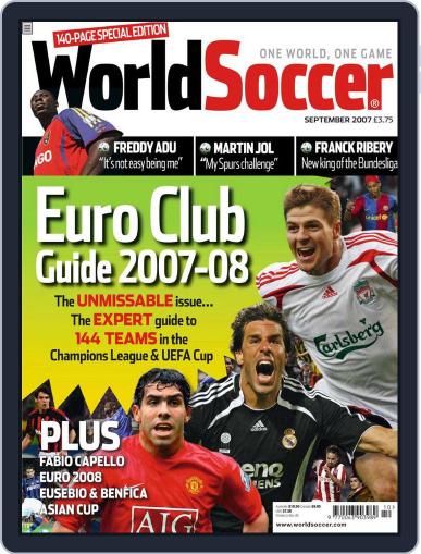World Soccer August 30th, 2007 Digital Back Issue Cover
