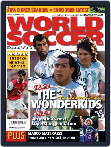 World Soccer December 21st, 2006 Digital Back Issue Cover