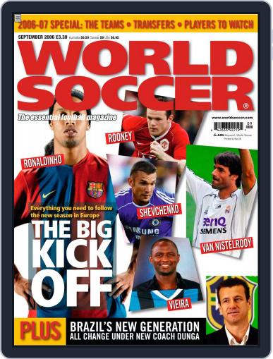 World Soccer October 9th, 2006 Digital Back Issue Cover