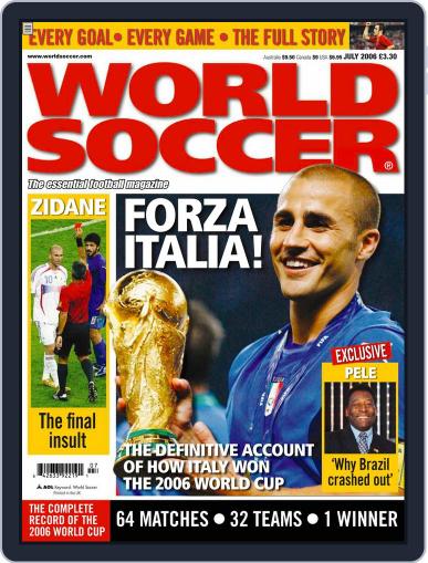 World Soccer July 25th, 2006 Digital Back Issue Cover