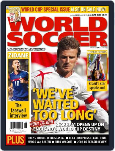 World Soccer July 8th, 2006 Digital Back Issue Cover