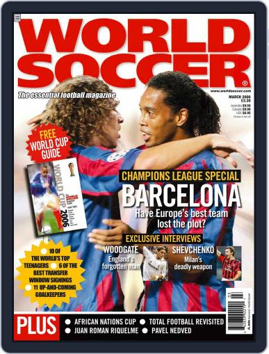 World Soccer April 5th, 2006 Digital Back Issue Cover