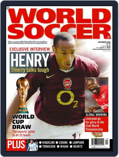 World Soccer December 7th, 2005 Digital Back Issue Cover