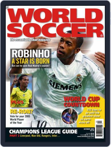 World Soccer October 13th, 2005 Digital Back Issue Cover