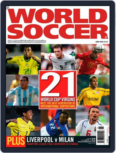 World Soccer June 13th, 2005 Digital Back Issue Cover