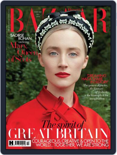 Harper's Bazaar UK February 1st, 2019 Digital Back Issue Cover