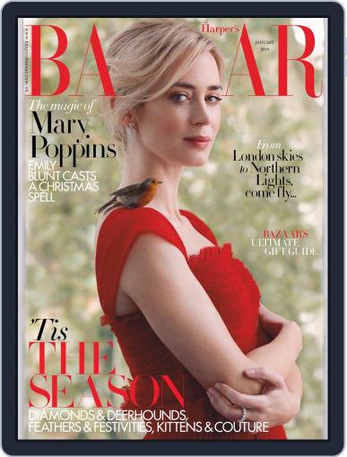 Harper's Bazaar UK January 1st, 2019 Digital Back Issue Cover