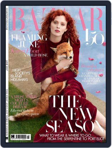 Harper's Bazaar UK June 1st, 2017 Digital Back Issue Cover