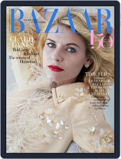 Harper's Bazaar UK February 1st, 2017 Digital Back Issue Cover