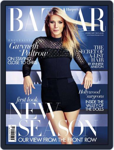 Harper's Bazaar UK January 5th, 2015 Digital Back Issue Cover