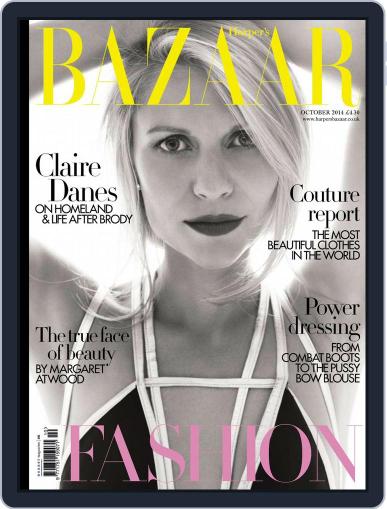 Harper's Bazaar UK September 2nd, 2014 Digital Back Issue Cover