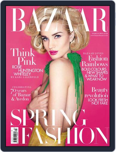 Harper's Bazaar UK February 4th, 2014 Digital Back Issue Cover