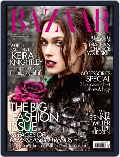 Harper's Bazaar UK August 9th, 2012 Digital Back Issue Cover