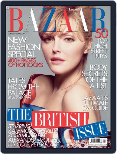 Harper's Bazaar UK August 1st, 2008 Digital Back Issue Cover