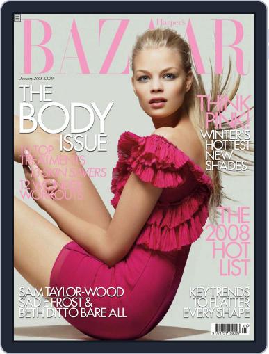 Harper's Bazaar UK December 19th, 2007 Digital Back Issue Cover