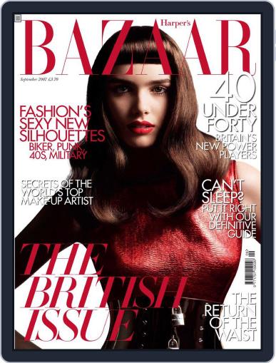 Harper's Bazaar UK August 20th, 2007 Digital Back Issue Cover