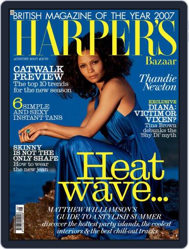 Harper's Bazaar UK July 12th, 2007 Digital Back Issue Cover