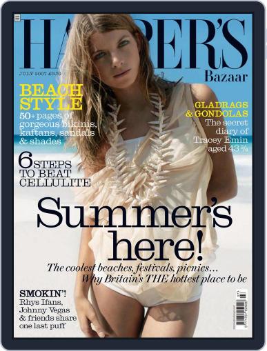 Harper's Bazaar UK June 11th, 2007 Digital Back Issue Cover