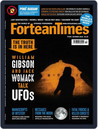 Fortean Times October 1st, 2016 Digital Back Issue Cover