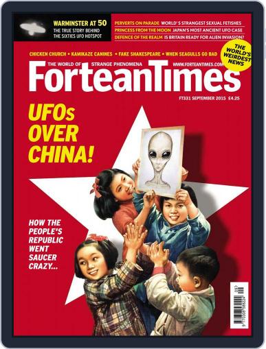Fortean Times September 1st, 2015 Digital Back Issue Cover