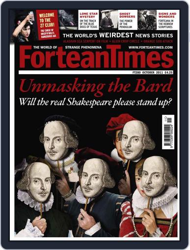 Fortean Times September 15th, 2011 Digital Back Issue Cover
