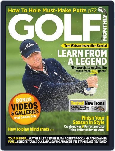 Golf Monthly October 3rd, 2013 Digital Back Issue Cover