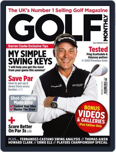 Golf Monthly April 18th, 2013 Digital Back Issue Cover