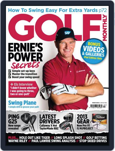 Golf Monthly January 30th, 2013 Digital Back Issue Cover