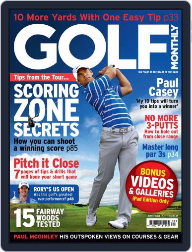Golf Monthly July 17th, 2011 Digital Back Issue Cover