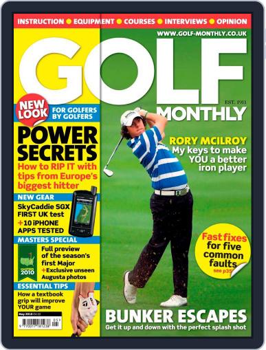 Golf Monthly March 21st, 2010 Digital Back Issue Cover