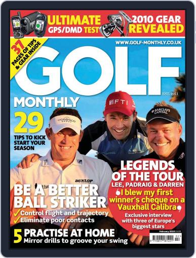 Golf Monthly December 22nd, 2009 Digital Back Issue Cover