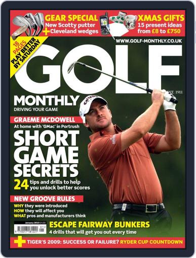 Golf Monthly November 23rd, 2009 Digital Back Issue Cover