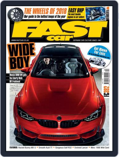 Fast Car April 1st, 2018 Digital Back Issue Cover