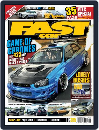 Fast Car (Digital) September 1st, 2017 Issue Cover