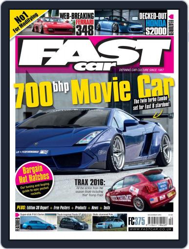 Fast Car (Digital) December 1st, 2016 Issue Cover