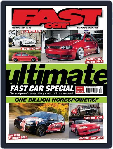Fast Car August 23rd, 2011 Digital Back Issue Cover